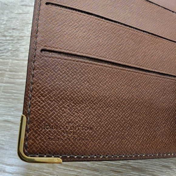 LOUIS VUITTON Monogram Long Wallet Cardholder and Checkbook Bifold - Picture 5 of 6